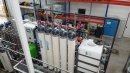 Membranfilteranlage mit 400 m² Membranfläche für Durchflüsse bis 34 m³/h