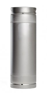 Ionenaustauscher Einzelpatrone P102 Edelstahl, gefüllt, Leistung max. ca. 2400 l/h