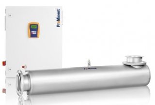 UVC-Desinfektionsanlage 1x80 LP für Durchflüsse bis zu 6,5 m³/h Kompaktsteuerung
