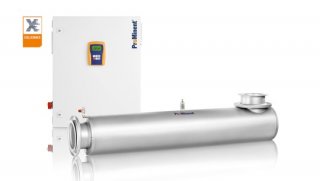 UVC-Desinfektionsanlage 1x230 LP für Durchflüsse bis zu 20,7 m³/h Kompaktsteuerung