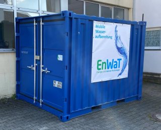 Mietanlage Ultrafiltration mit 1600 m² Membranfläche für Durchflüsse bis 130 m³/h für Brunnen