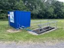 Mietanlage Ultrafiltration mit 1600 m² Membranfläche für Durchflüsse bis 130 m³/h für Brunnen